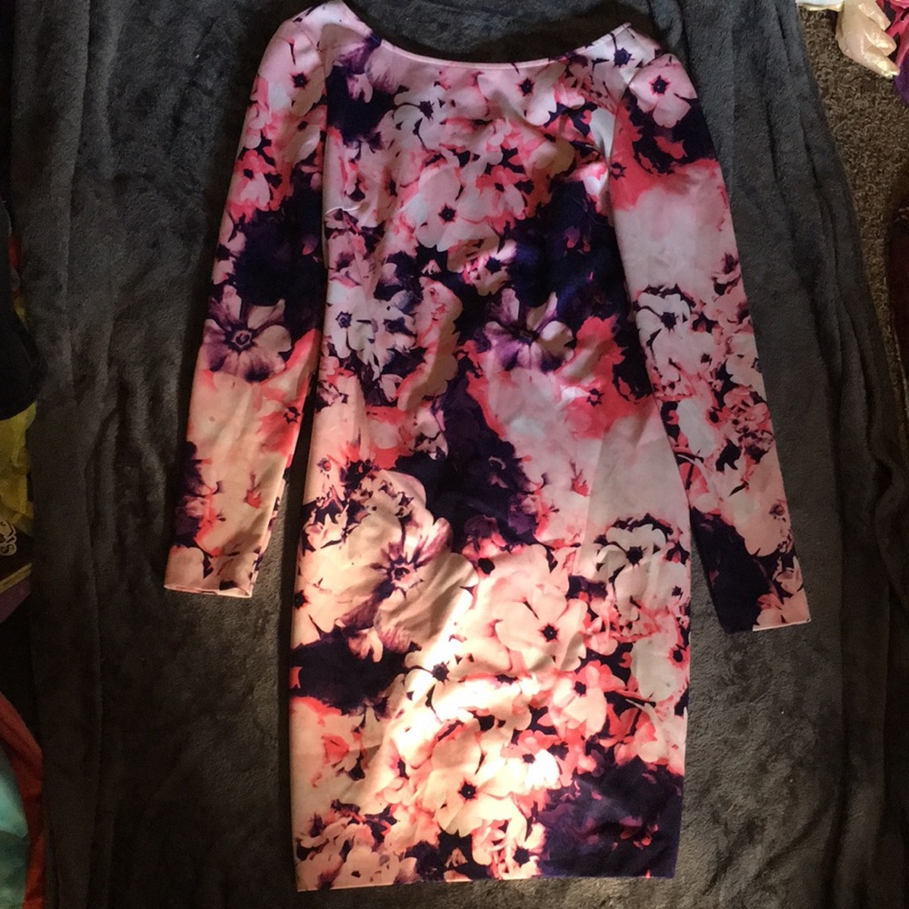 Gianni Bini Pink Floral Dress